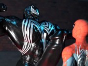 Venom Show Off Muscle Growth Animation LOOP