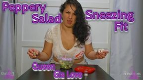 Peppery Salad Sneezing Fit