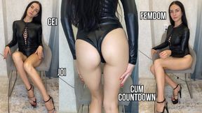 Femdom JOI, CEI and Cum Countdown
