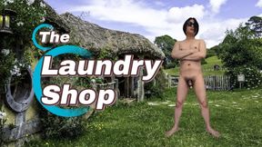 A hot middle aged handsome man had sex with the young with big cock laundry boy