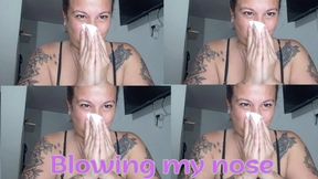 My nose is running… Want to taste how wet it is?