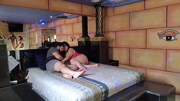 It started as a game - the neighbor and my husband ended up fucking me in a hot threesome - hot wife