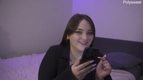 Porn story -  Call me Senhora while I'm fucking you with a strap-on!