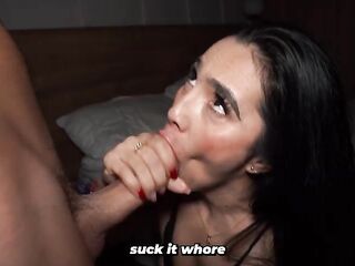 Italian travels to Colombia just to screw the big booty of MILF Sarah Black