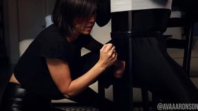THE ULTIMATE EXTRACTOR MASTER - CUM BLAST HANDJOB SERVICED IN MILKING CHAIR BY FEMDOM NYMPHO AVA