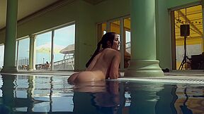 Undresses In The Swimming Pool - Kittina Ivory