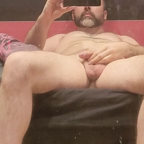 Soft to Hard Playing with Cock &ndash; British Straight Daddy Solo Wank