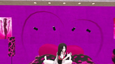 Marceline the vampire dancing in her room and grinding on a dick