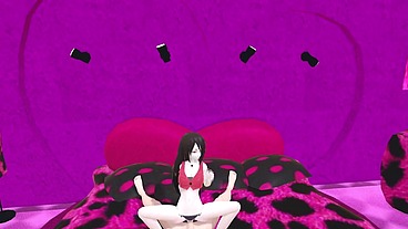 Marceline the vampire dancing in her room and grinding on a dick