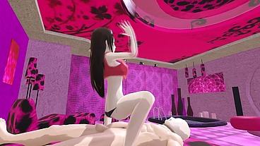 Marceline the vampire dancing in her room and grinding on a dick
