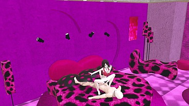 Marceline the vampire dancing in her room and grinding on a dick