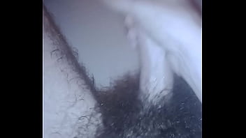 Hairy hung 18 yr teen masturbating until cumming