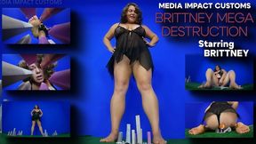 Brittney Mega Destruction - Brittney - Mega - Giantess - pov