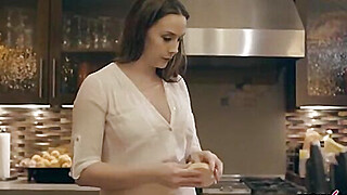 Cheating husband fucks MILF wife and his teen mistress