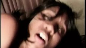 Black beauty in tight dress gets fucked by a big black cock