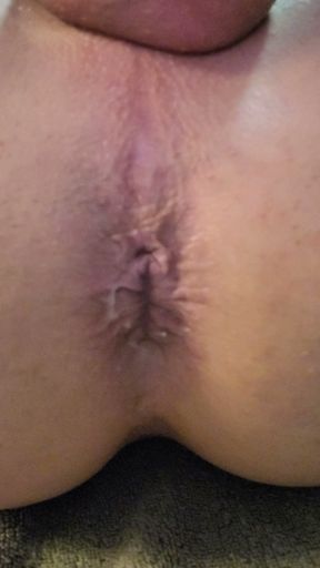 pushing out daddy's load