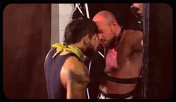 Muscle slave submits to dark basement electro torture with big cock Special release