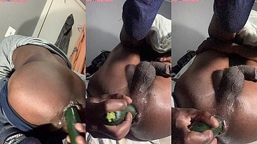 *MEMBERS ONLY* Railed by Zucchini Ass To Mouth - DJ ButtPussy