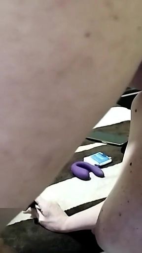 Hey Enjoy This Cock Sucking of My Wife in Her Knees