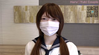 【素人】清純派セーラー服女子◯生が初援交でやられ放題中出しSEX /美少女/色白美乳/中出し/フル動画(46分)/일본여대생과질내사정섹스