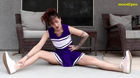 shy cheerleader josie jo 1st timer panty wetting