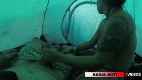 dnox brazil coloca ela para mama fuder durante o dia no acampamento