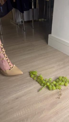 Luxury Grape Crush in Studded Heels 🍇