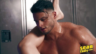 Pipe, masturbation, éjaculation, bareback &#8211; Axel Rockham et Michael Vente, grosse bite baisée analement