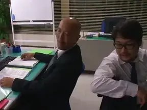 Sexy Glasses-Wearing Asian Chick Thrills in Hot Threesome Adventure