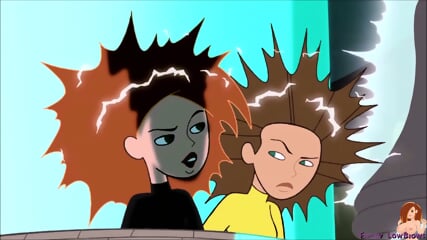 Kim Possible BALLBUSTING old villain kick in the nuts