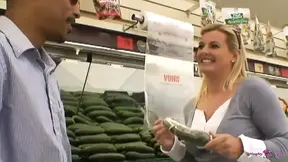 A Slutty Blonde Is Really Good at Deepthroating and Hardcore Fucking a Big Black Cock.