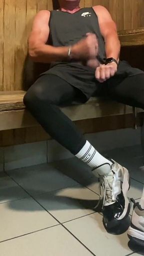 Another Load of Cum in the Sauna From Jockdad87
