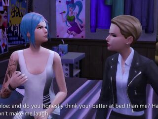 Sexy Lesbo Sex Between Rich Brat and Angsty Teen - sims 4 - CG animation