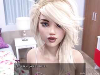 Light haired gal jumps on me to screw my pulsating ramrod with her large butt - Comics Games P2