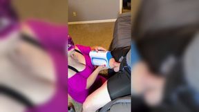 Stepdad Strokes Before Dad's Arrival &mdash;  Utilizing Auto Blowjob Device