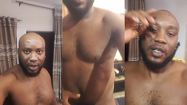 African Giantic erotic dance with broad chest and shoulders