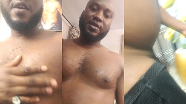 African Giantic erotic dance with broad chest and shoulders