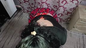 Seductive Chair Sex Lesson with Facial and Squirt