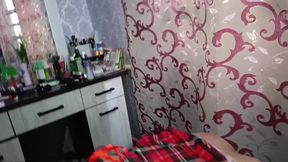 Seductive Chair Sex Lesson with Facial and Squirt