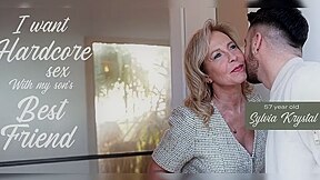 Sylvia Krystal And Nicola Morena In Milf Is About O Get A Hard Fuck From Her Stepsons Best Friend In Her Stepsons Bedroom