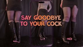 Say Goodbye to Your Cock - in Riding Boots (Vertical Version) - TamyStarly - Cock Balls Crush Trample, Shoejob, Bootjob, CBT, Ballbusting, Trampling, Stomping