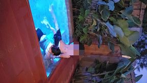 pinay best friend gives extemre blowjob on the pool [ deepthroat / rimming / cuminmouth / eating cum ]