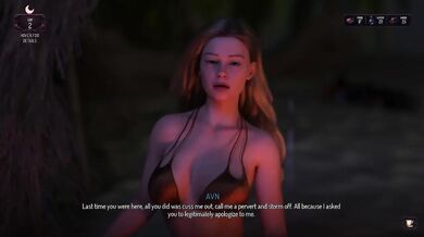 Stranded Blonde College Girl Hungry In Adult Visual Novel