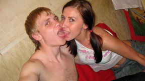 Spicy long-legged model Lera gets impaled by a pretty long dick