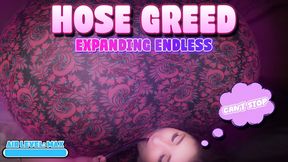 Hose Greed: Real-Time Massive Breast Expansion to Z Cups & Triplets Belly Inflation - Endless Greedy Growth