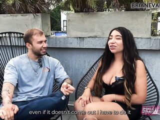 Veritoaguas went from teacher to porn actress and bangs Brian Evansx with her large breasts