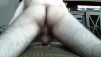 Twink amateur pulverizes fleshlight and nuts hard
