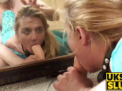 UKSubSluts.com - Ivey Passion's slutty kitchen encounter with a hard fuck