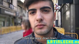 Bi curious college twink anal banged hard
