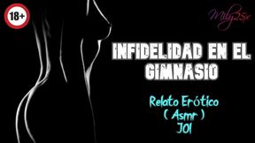 Infidelity in the gym - Erotic Story - (ASMR) - Real voice